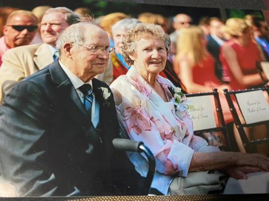Memorial wall photo