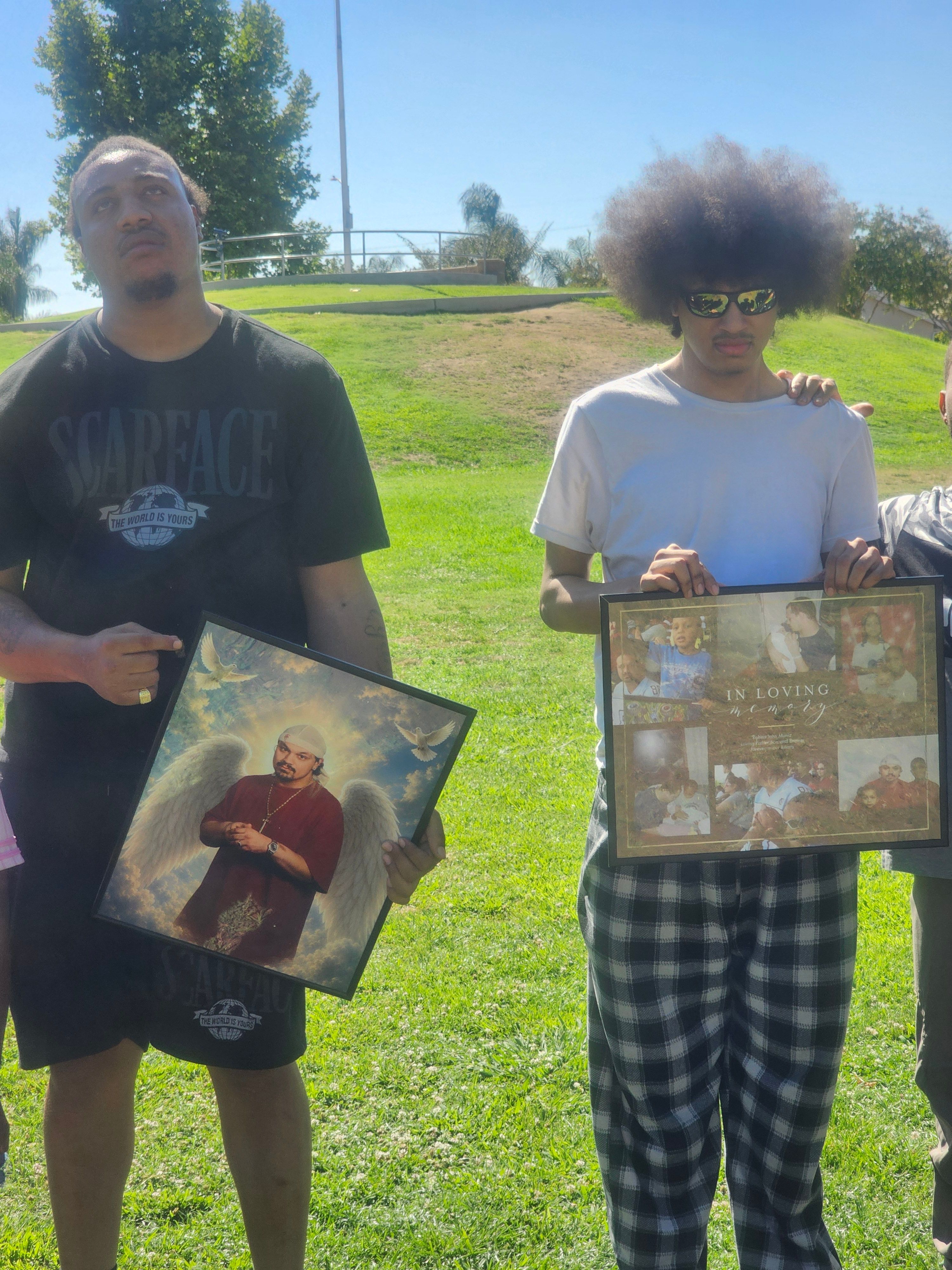 Memorial wall photo