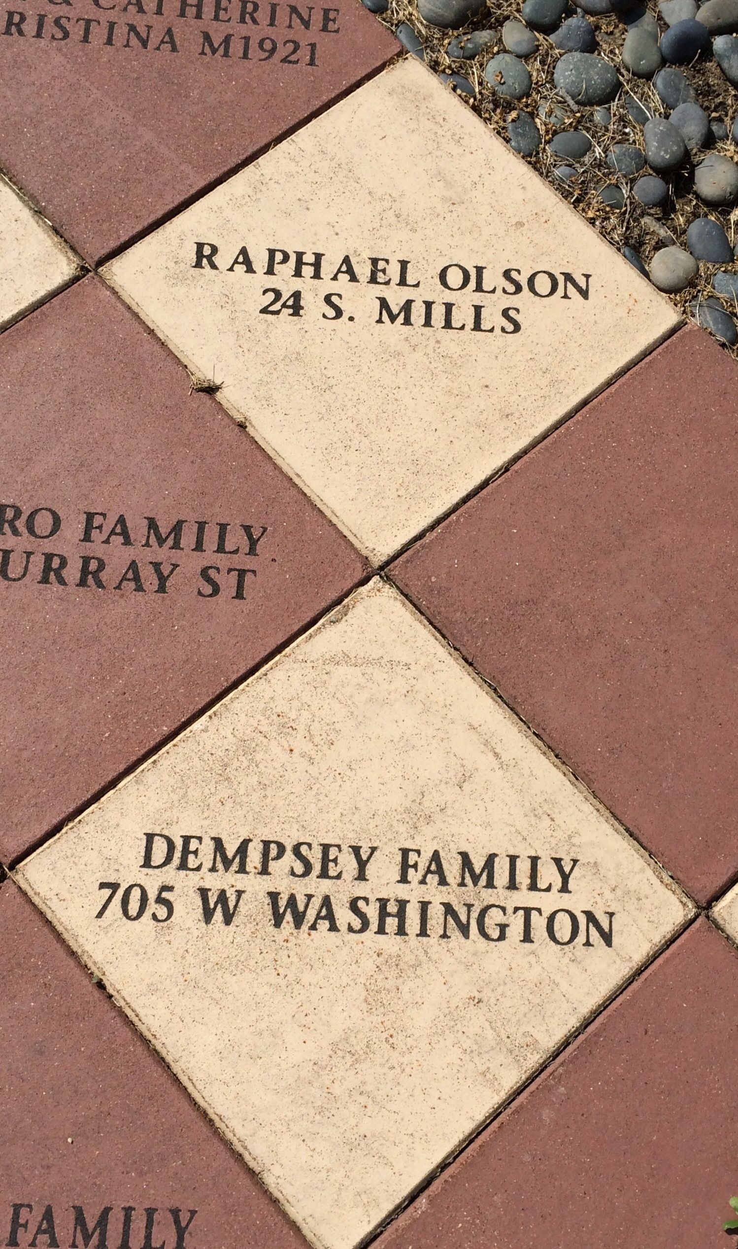 Memorial wall photo