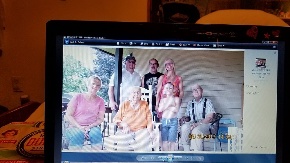 Memorial wall photo