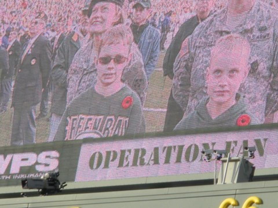 Memorial wall photo