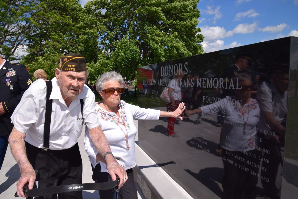 Memorial wall photo