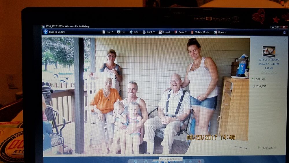 Memorial wall photo