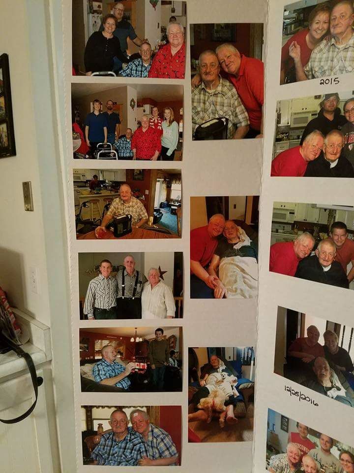 Memorial wall photo