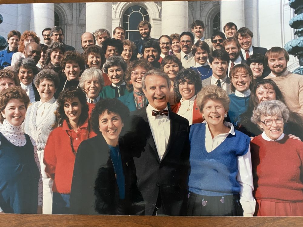 Memorial wall photo