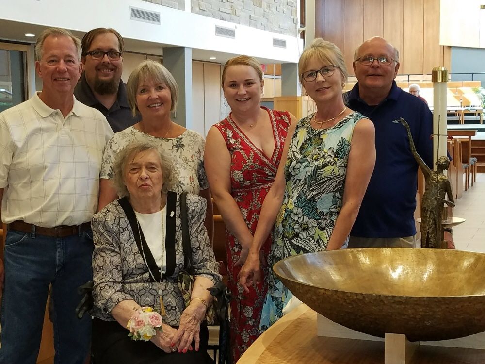 Memorial wall photo