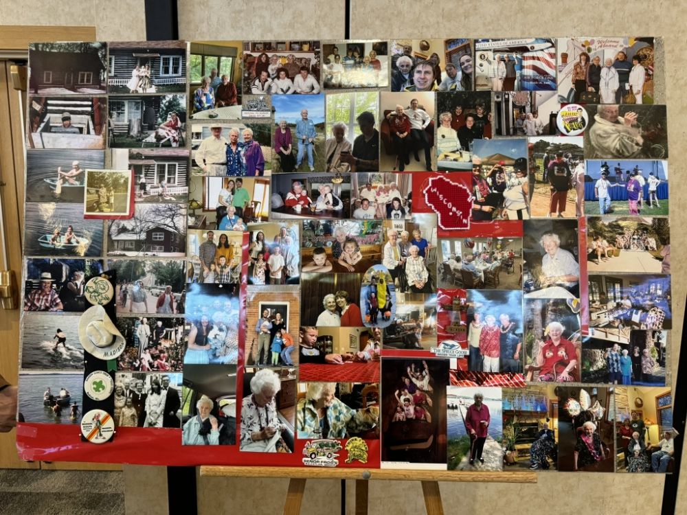 Memorial wall photo