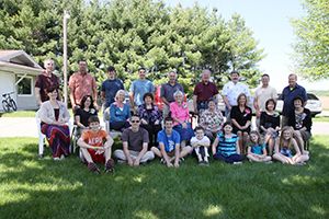 Memorial wall photo