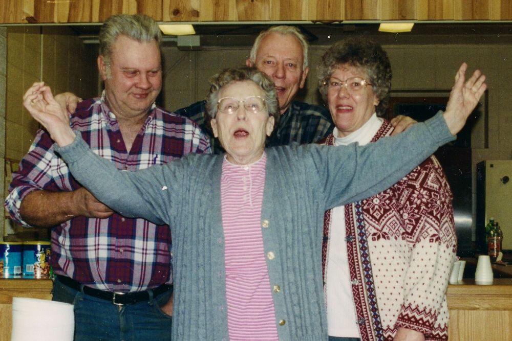 Memorial wall photo