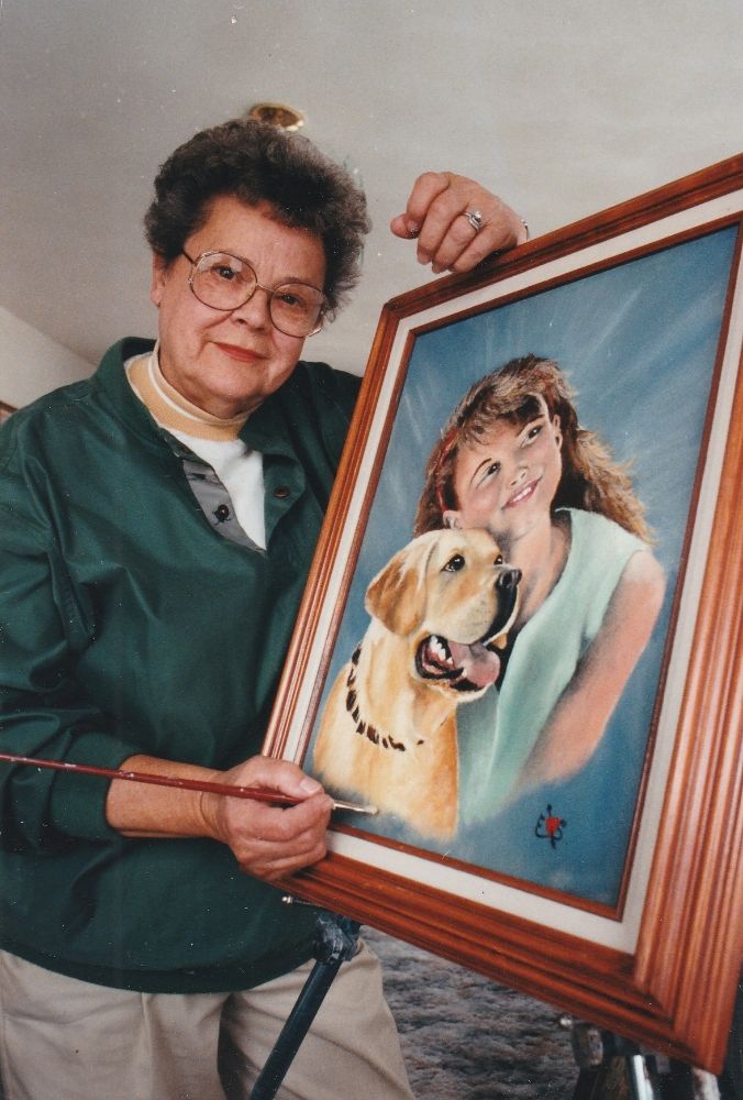 Memorial wall photo