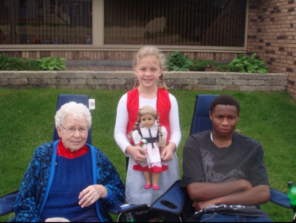 Memorial wall photo