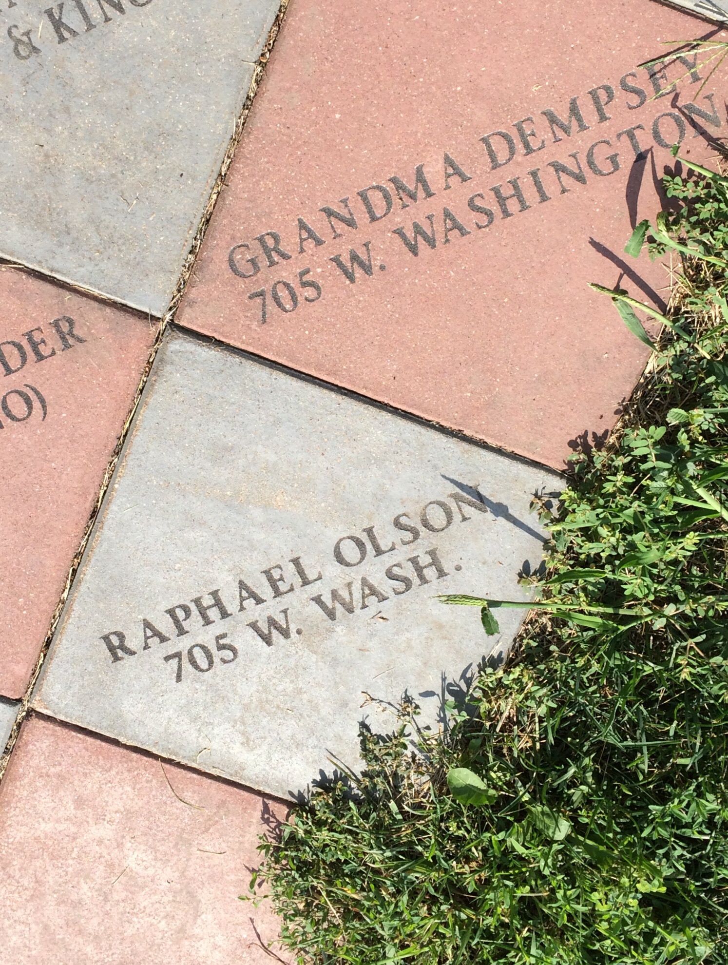 Memorial wall photo