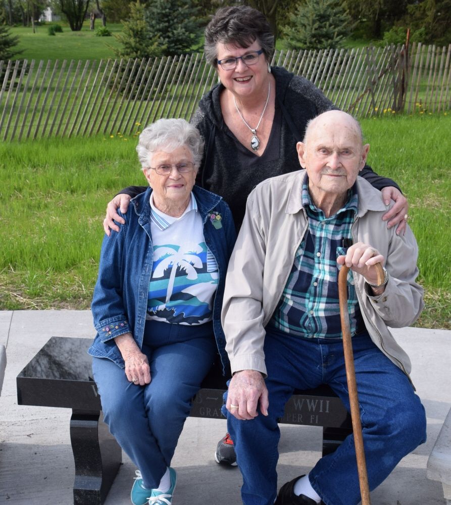 Memorial wall photo