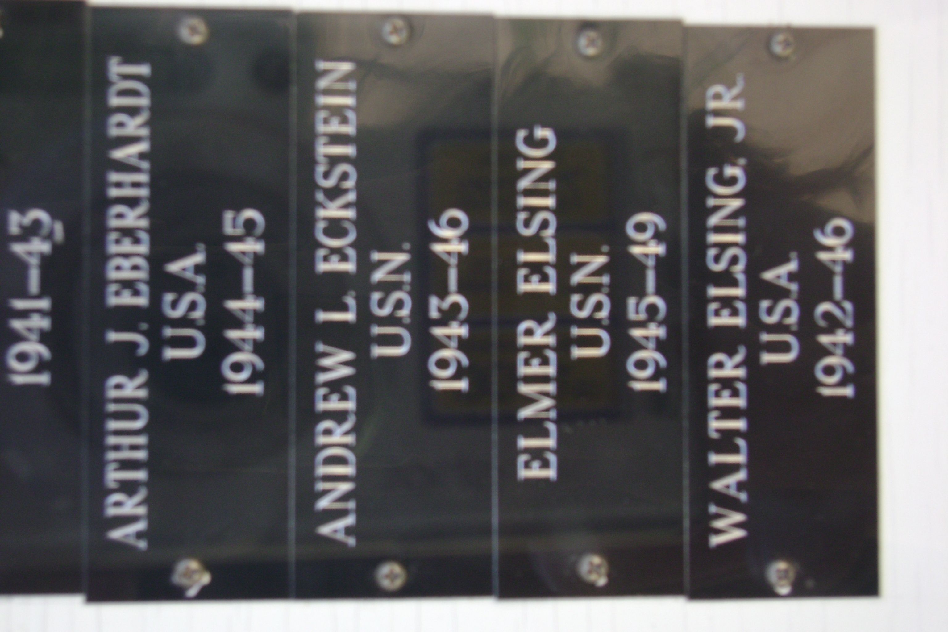 Memorial wall photo