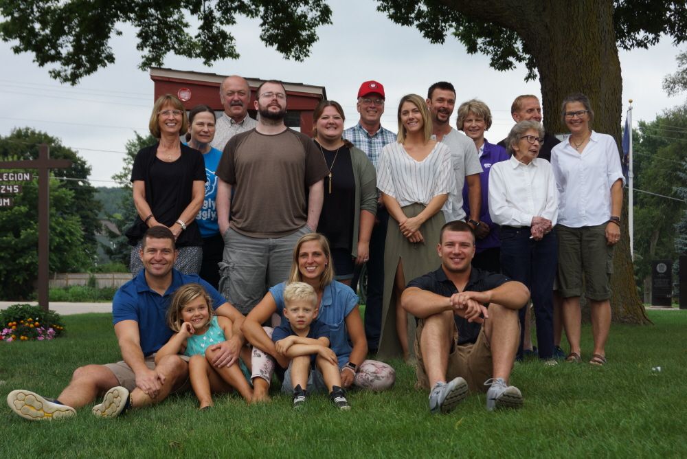 Memorial wall photo