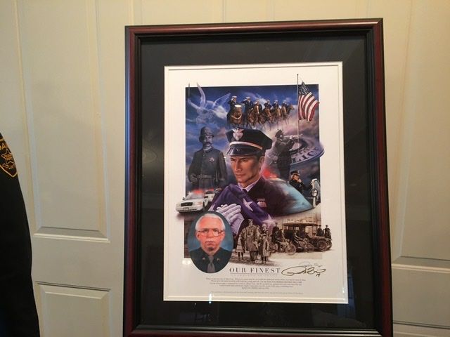 Memorial wall photo