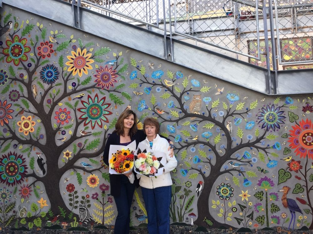 Memorial wall photo