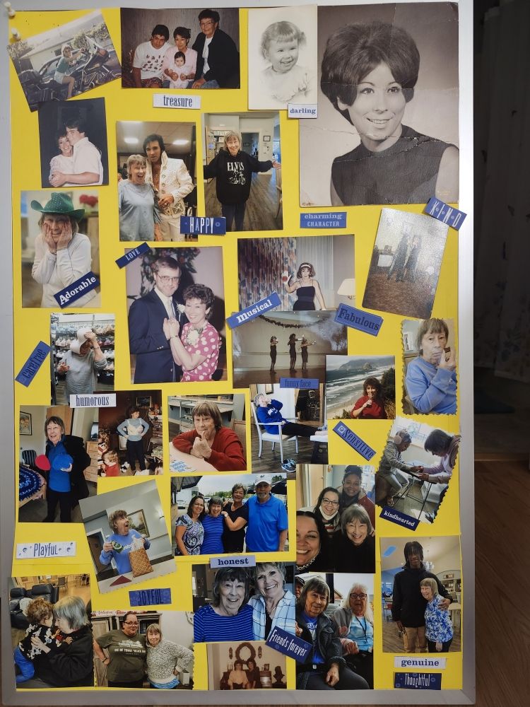 Memorial wall photo