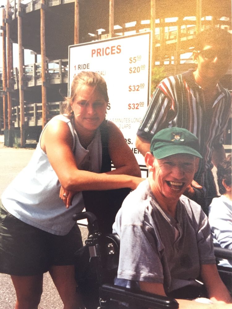 Memorial wall photo