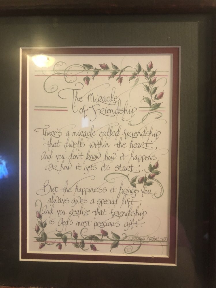 Memorial wall photo