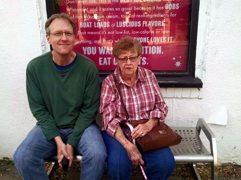 Memorial wall photo