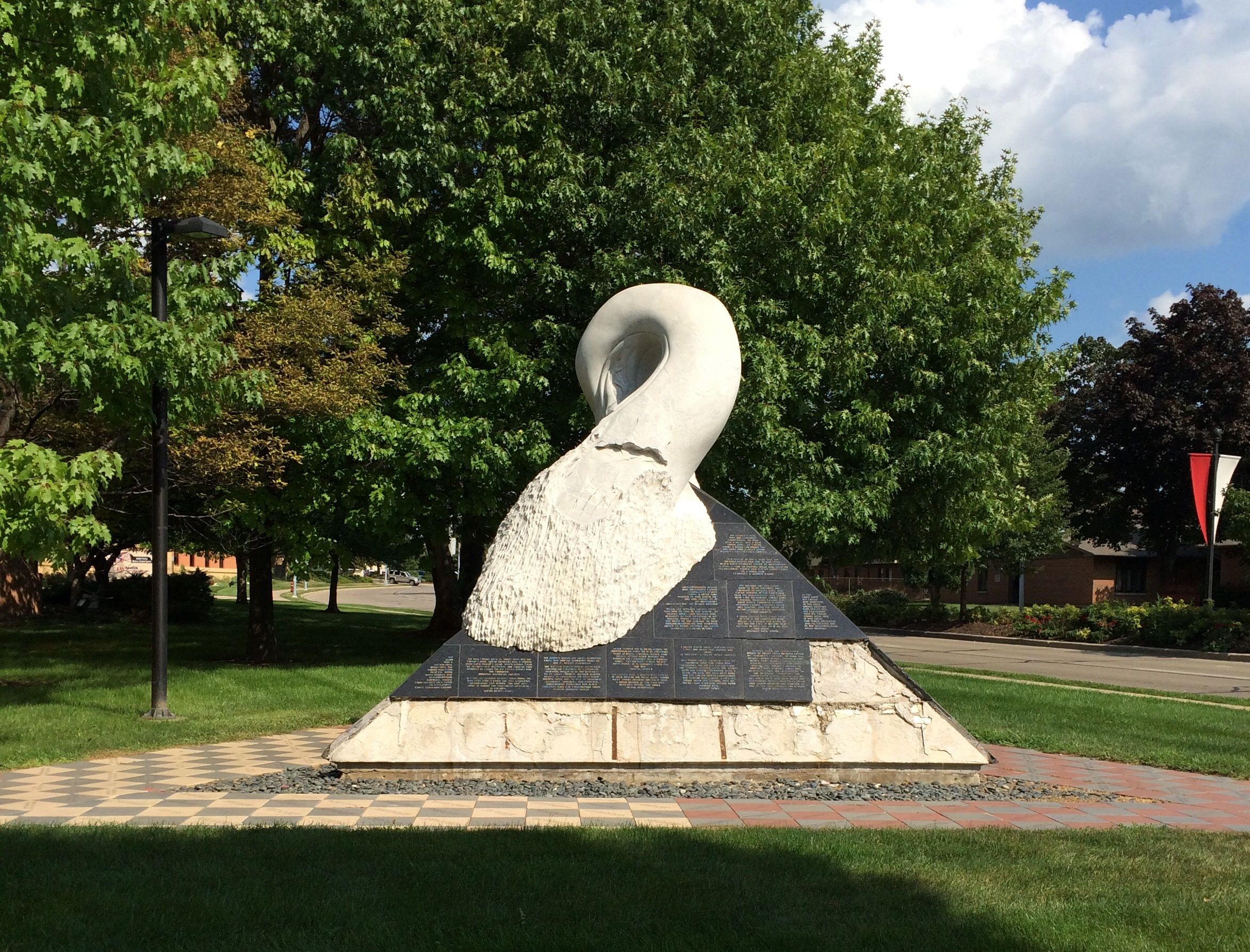 Memorial wall photo