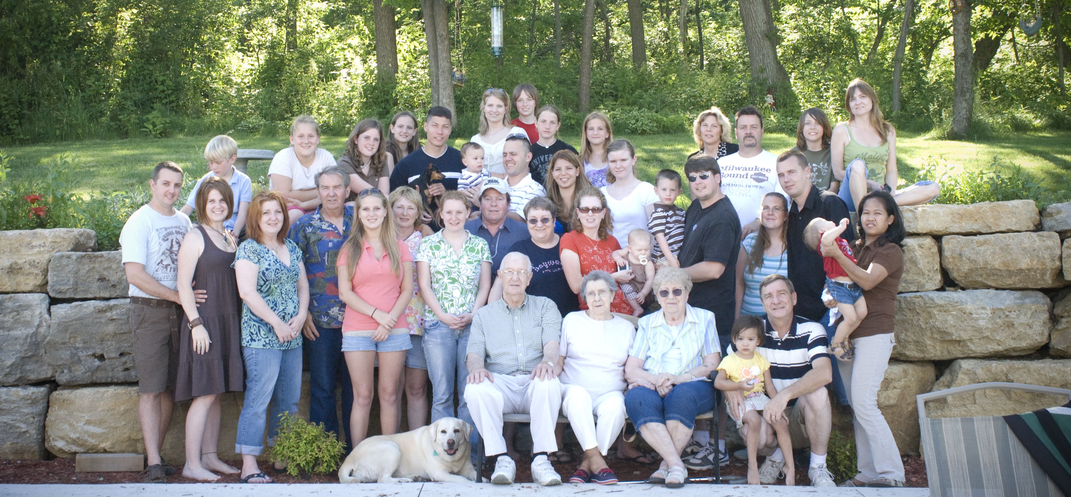Memorial wall photo