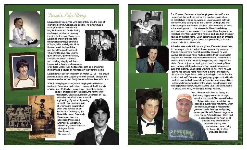 Memorial wall photo