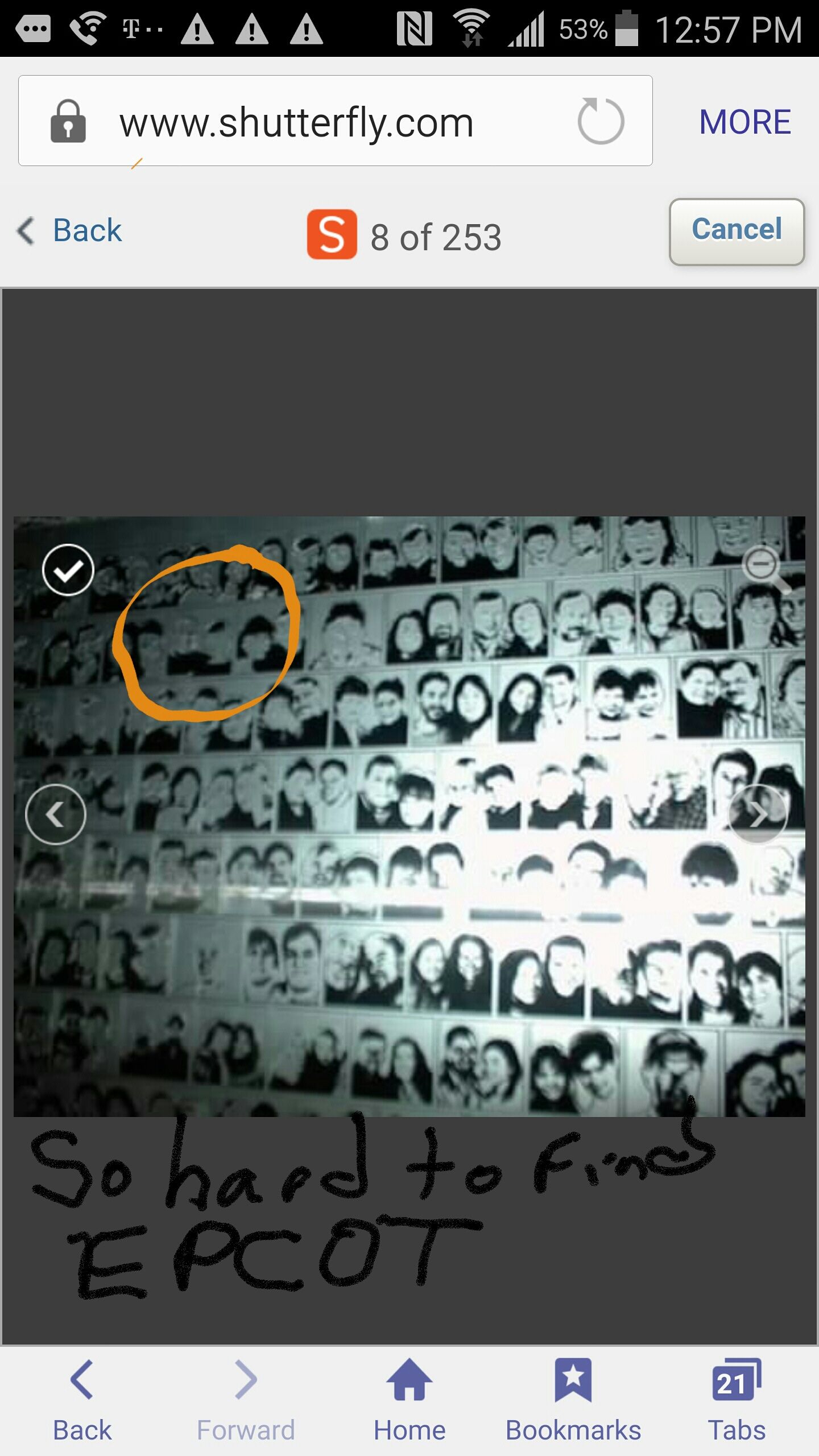 Memorial wall photo