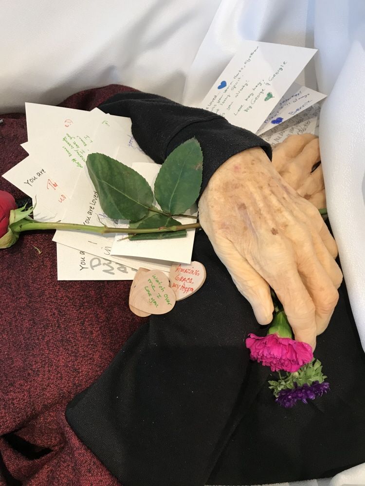 Memorial wall photo