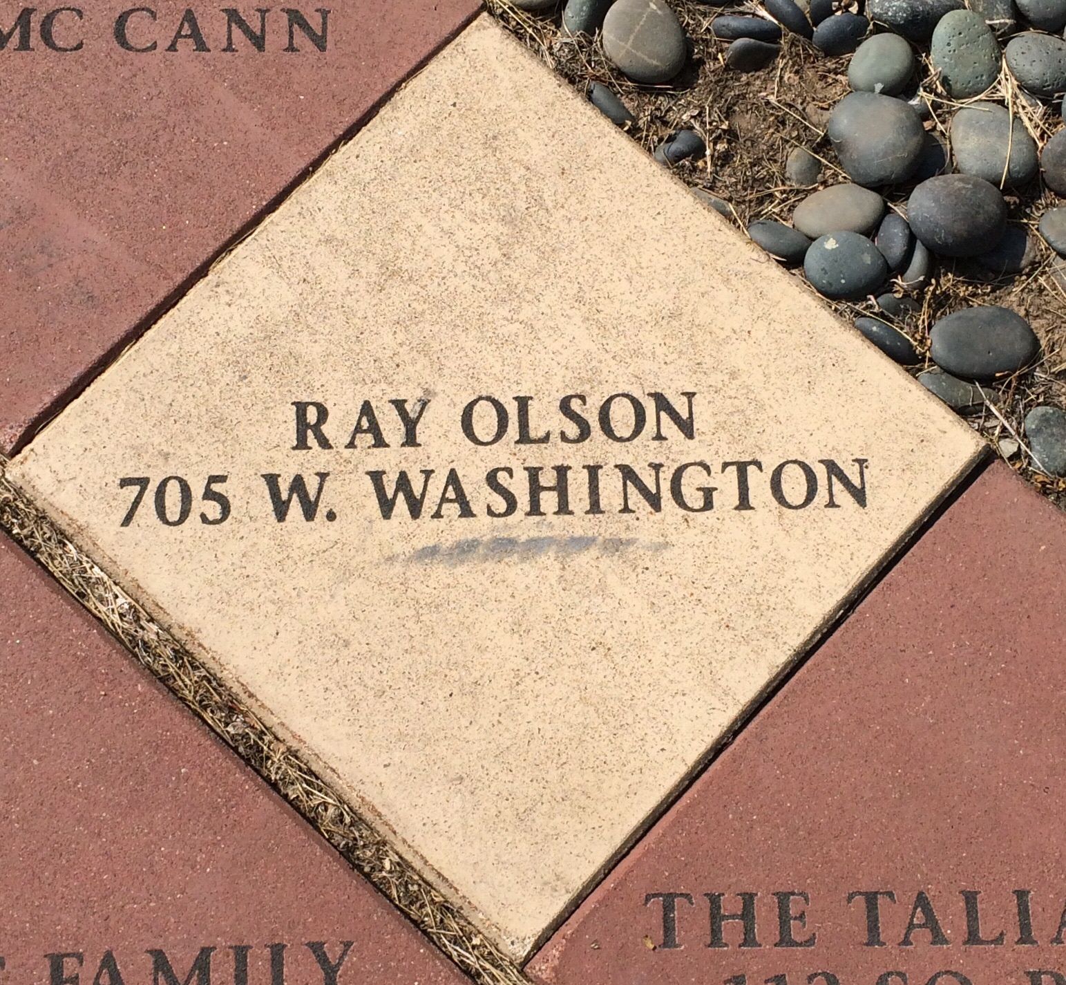 Memorial wall photo