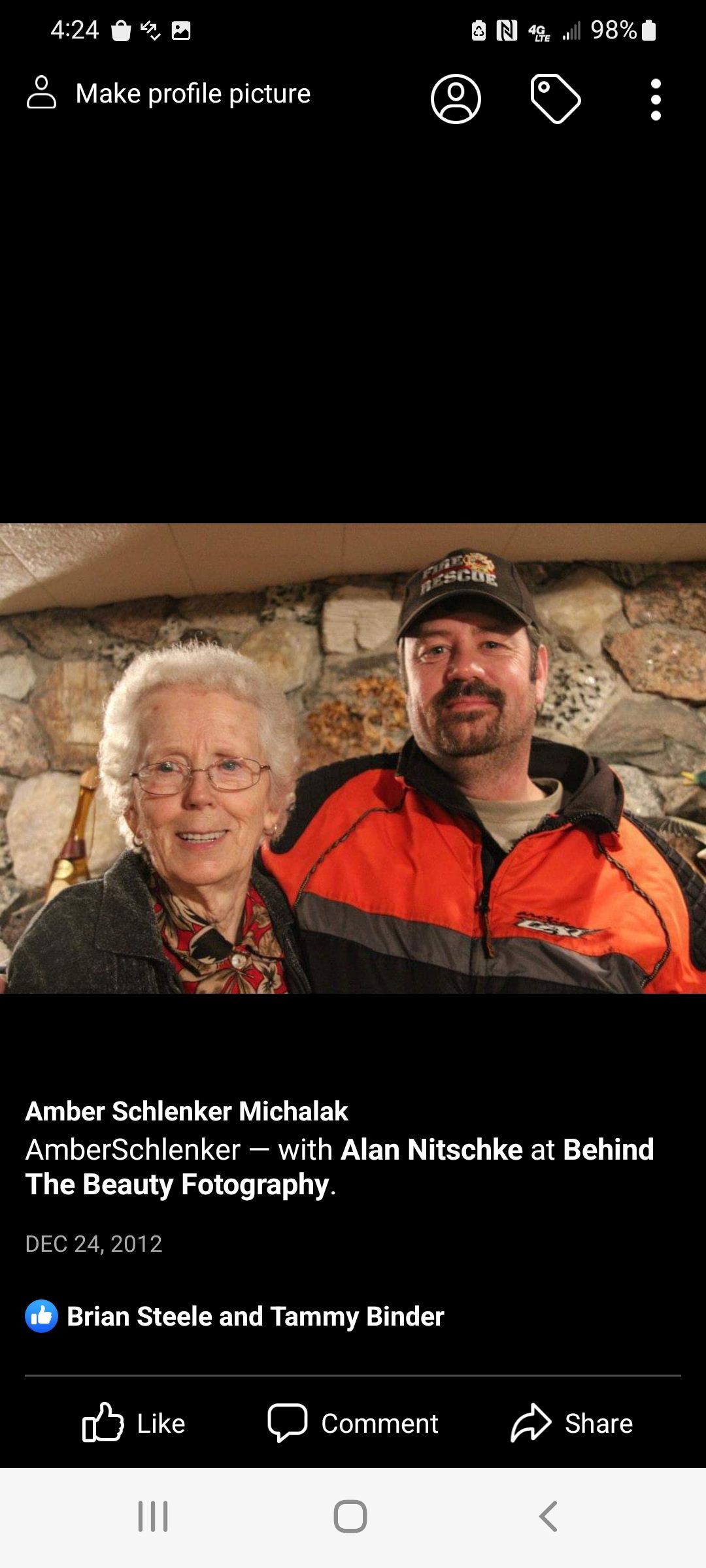 Memorial wall photo