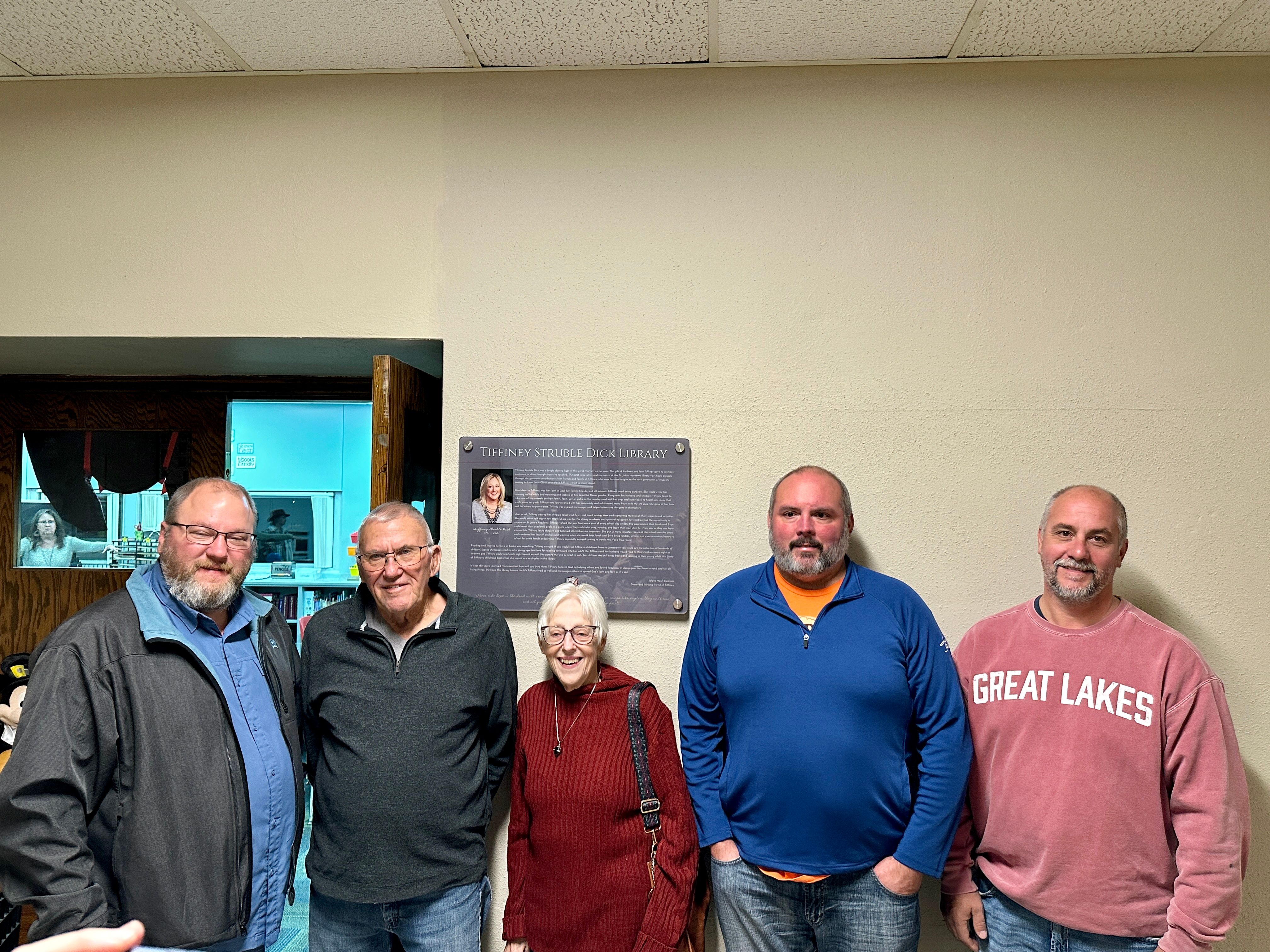 Memorial wall photo