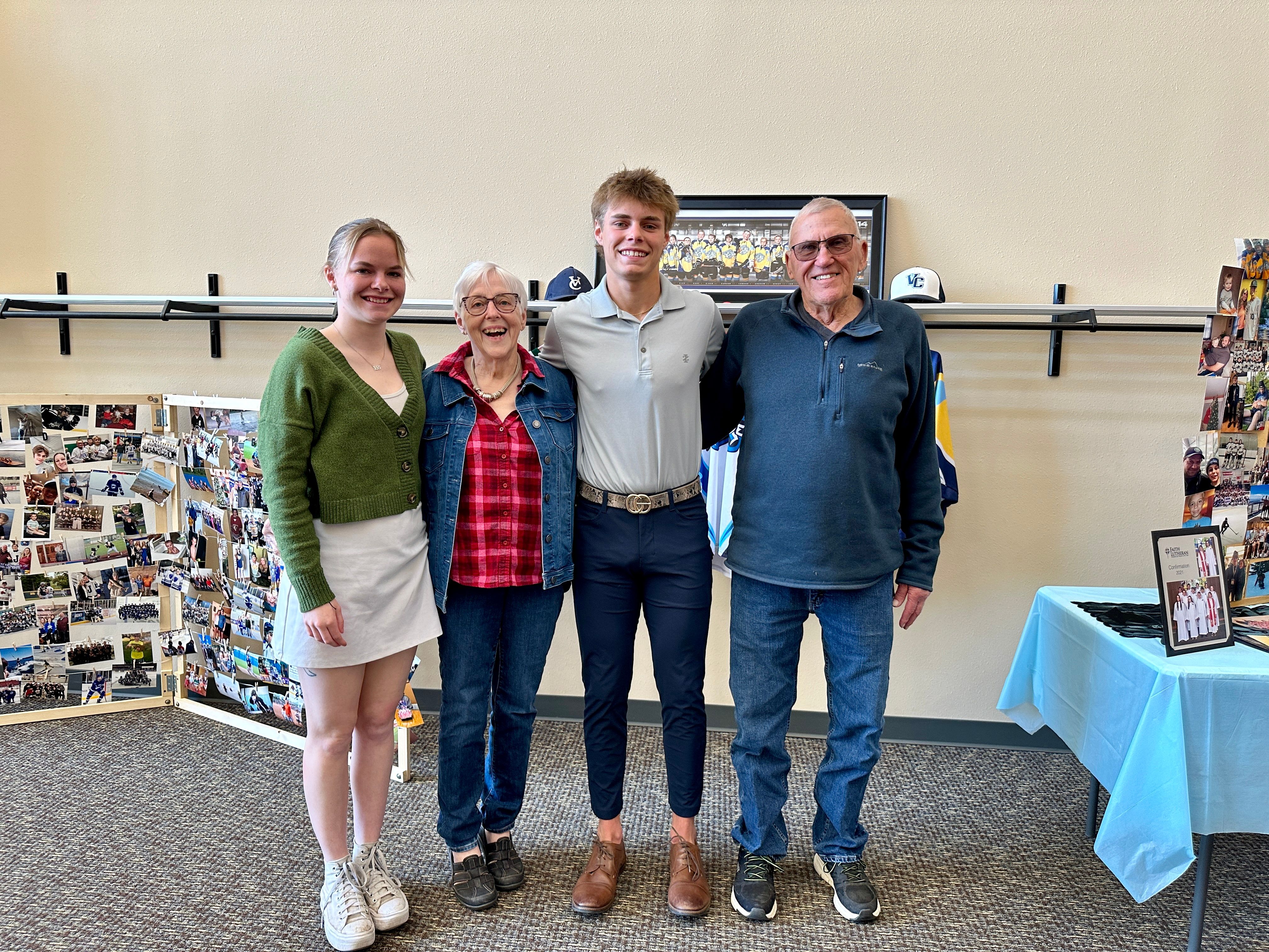 Memorial wall photo