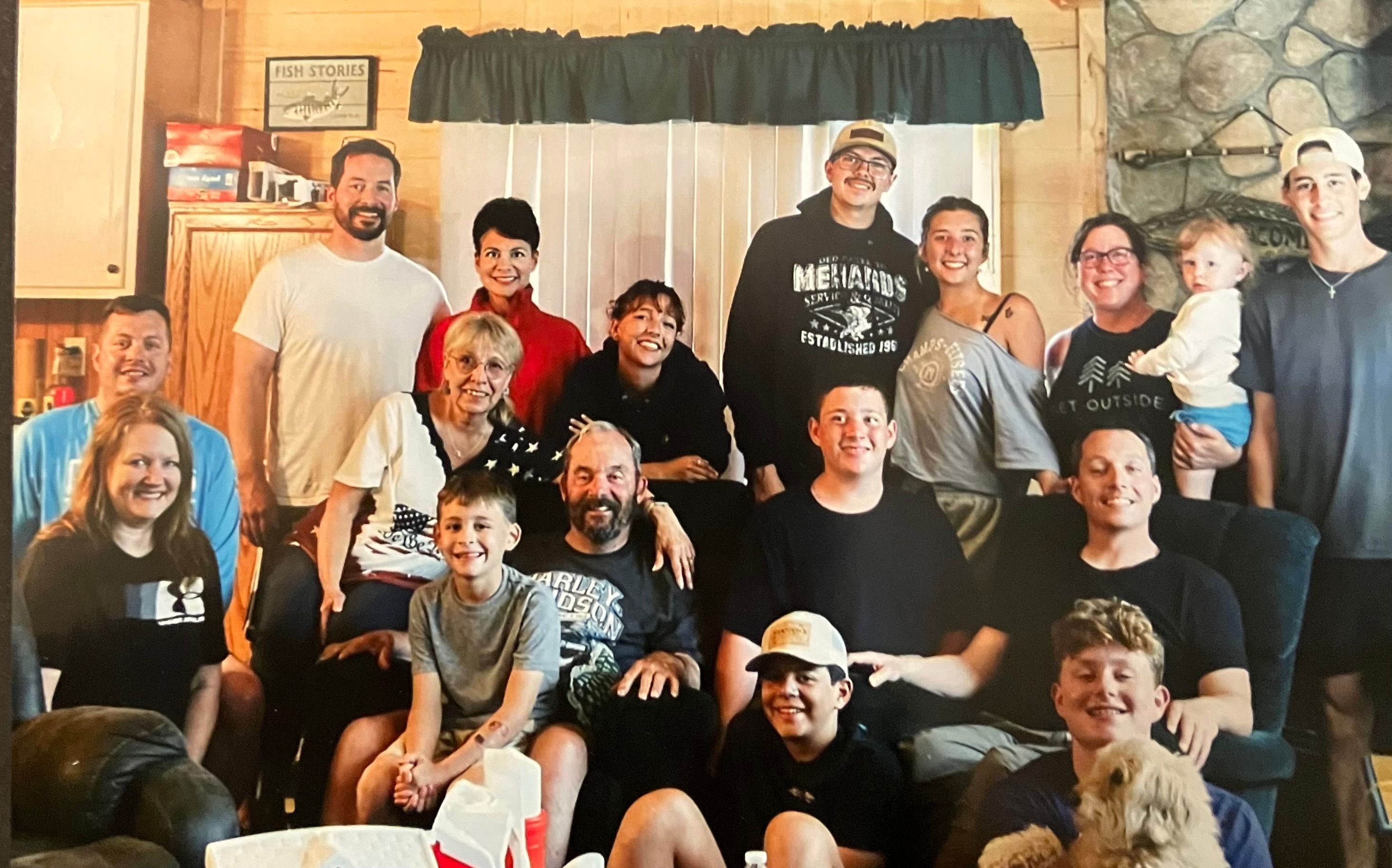 Memorial wall photo