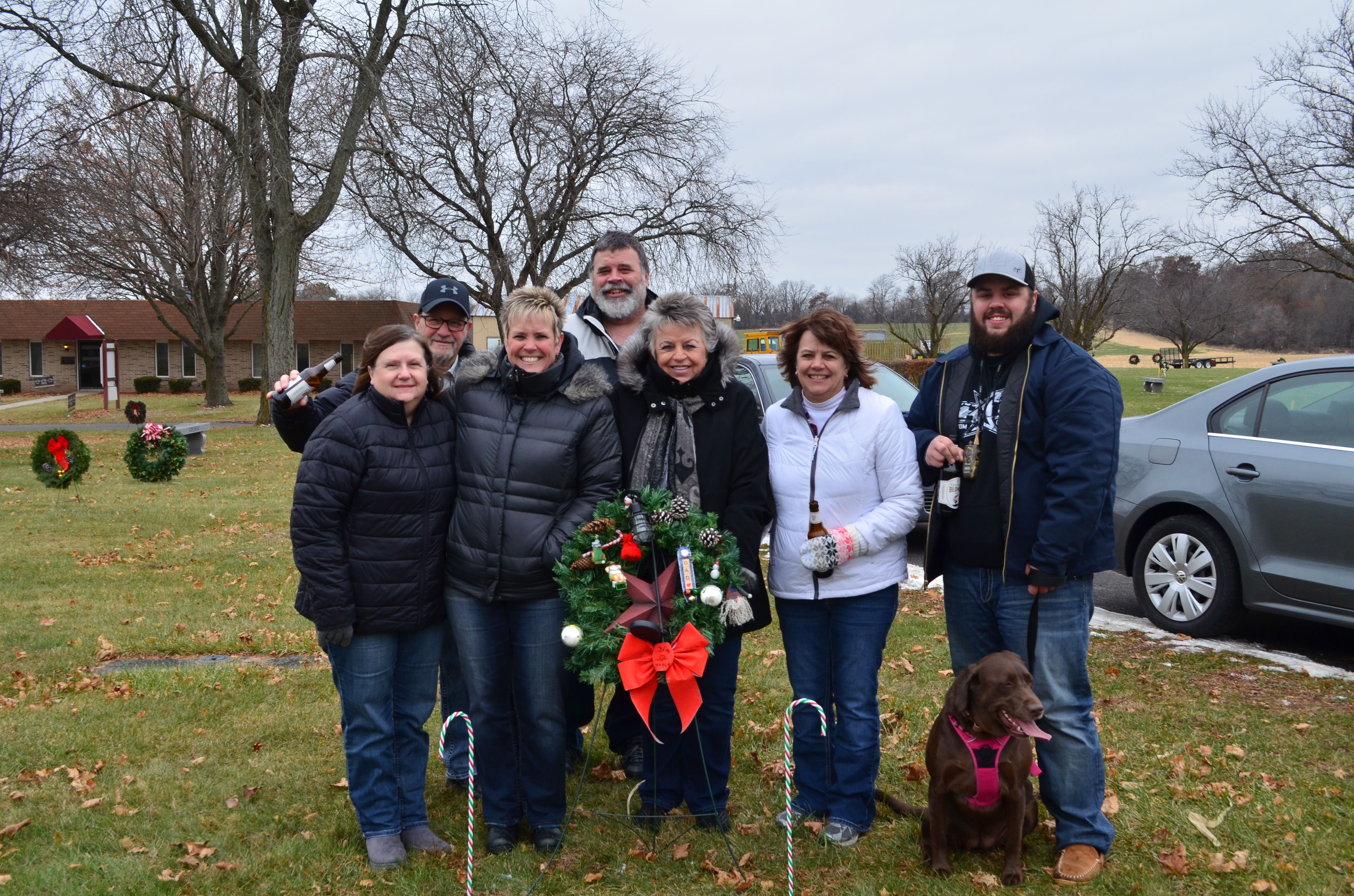 Memorial wall photo