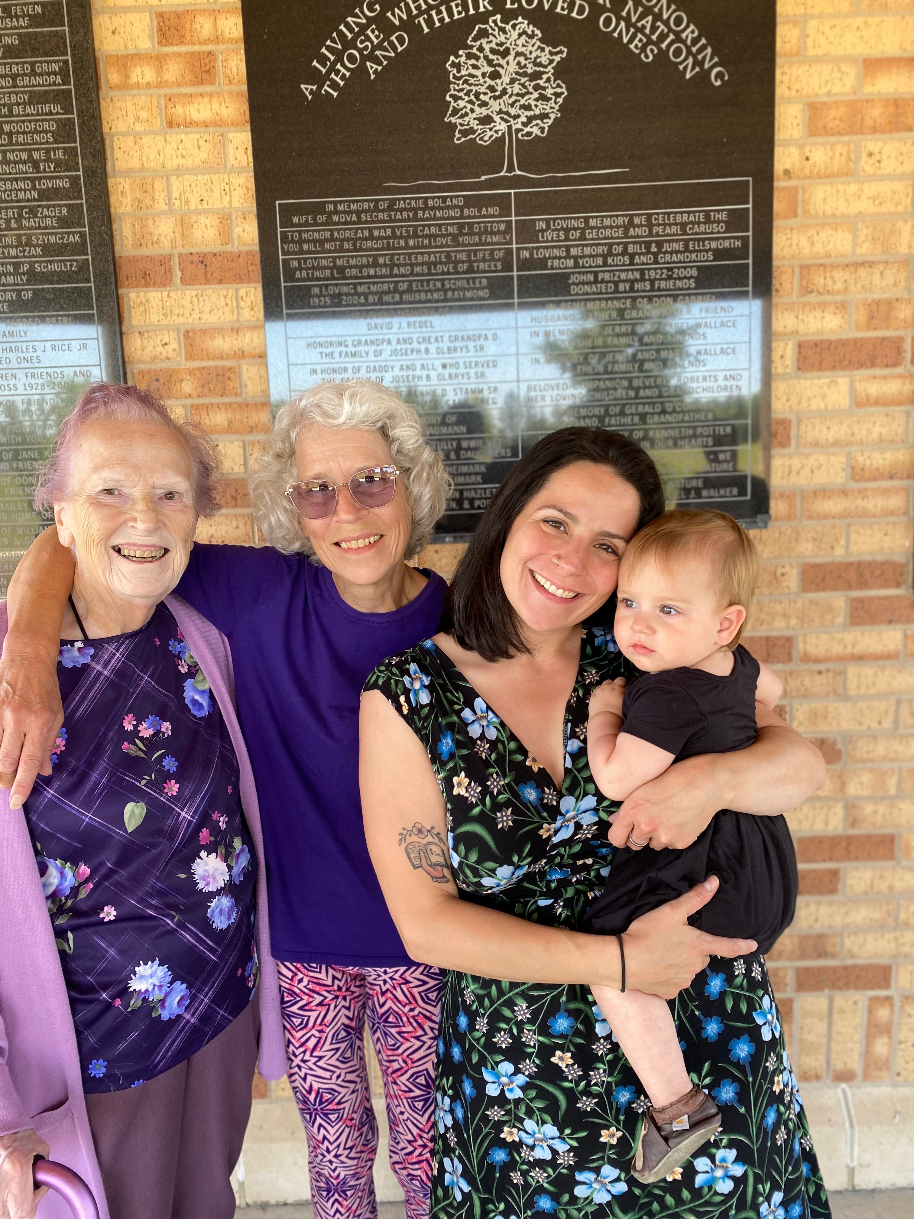 Memorial wall photo