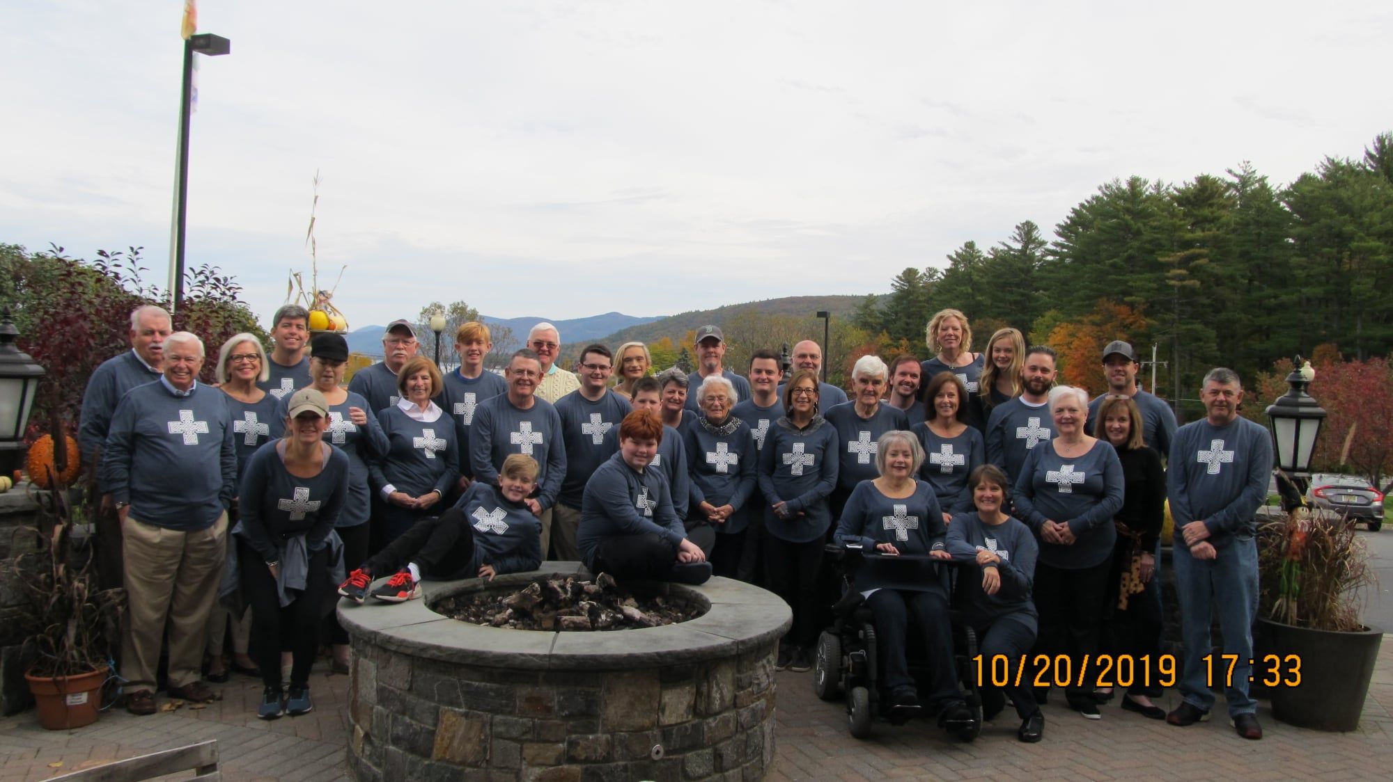 Memorial wall photo